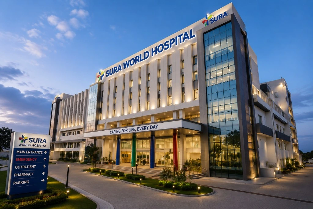 Sakra World Hospital building in Bengaluru